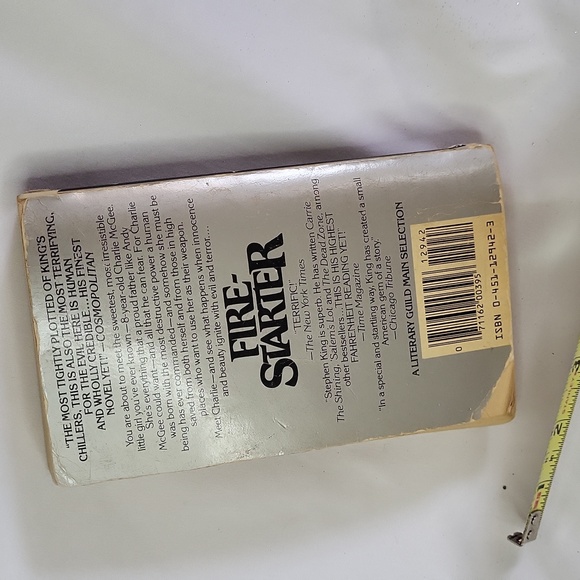 Fire Starter Book Stephen King Used condition paper back - Picture 6 of 11
